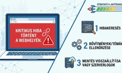 „Kritikus hiba történt a webhelyén” – mit jelent, és hogyan javítsd lépésről lépésre